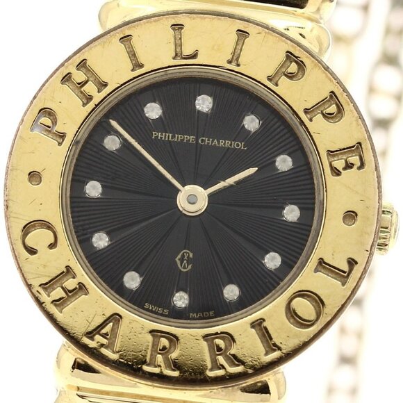 PHILIPPE CHARRIOL Saint Tropez 7007901 black Dial Quartz Ladies Watch_897287 - Picture 1 of 6